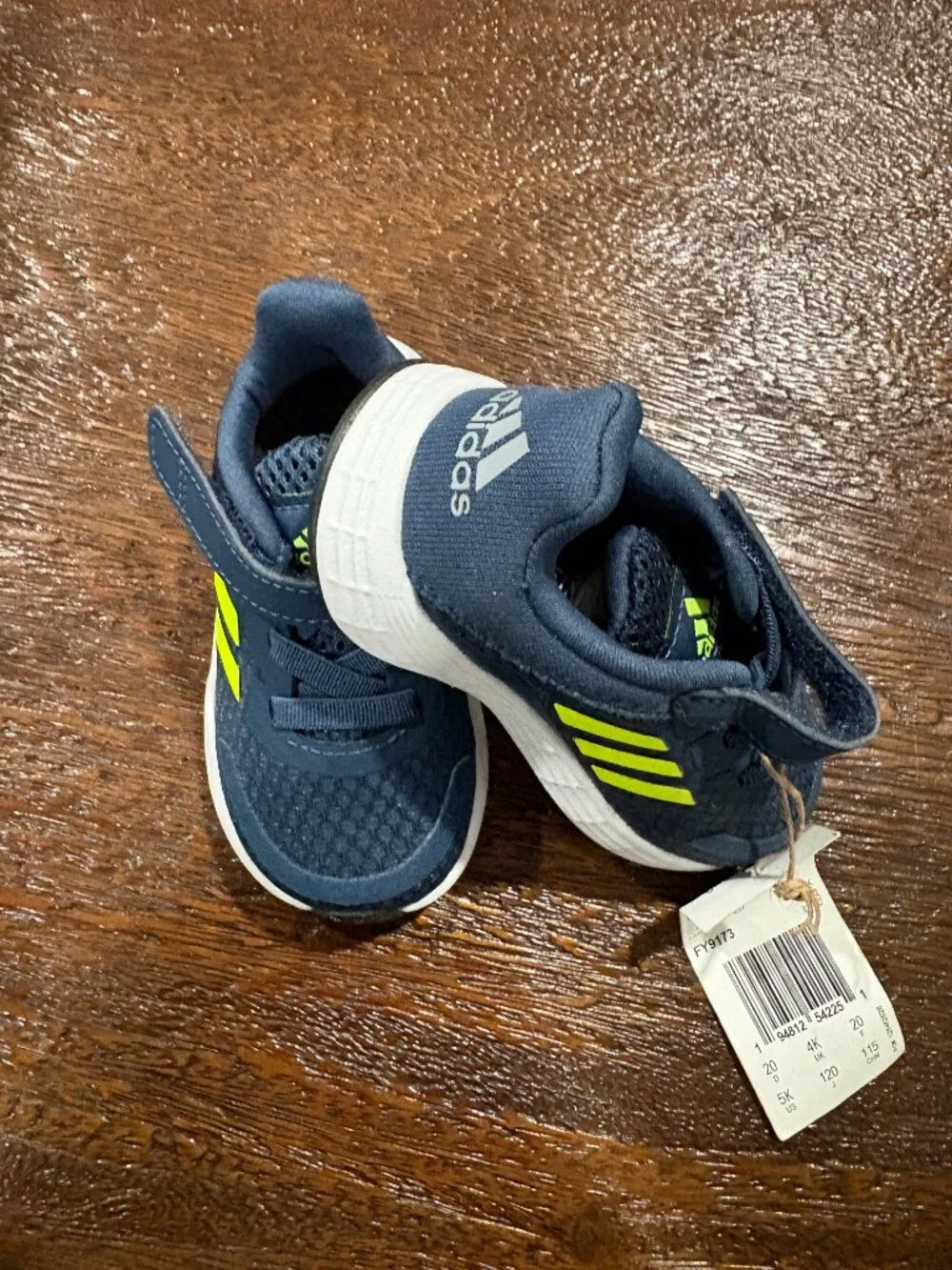 Baby Adidas 5K US Navy lightmotion Duramo SL walker shoes NWT NEW